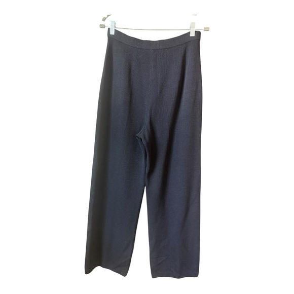 St.John Black Santana Knit Beaded Suit Set Including Longline Blazer and Pants - Picture 5 of 16